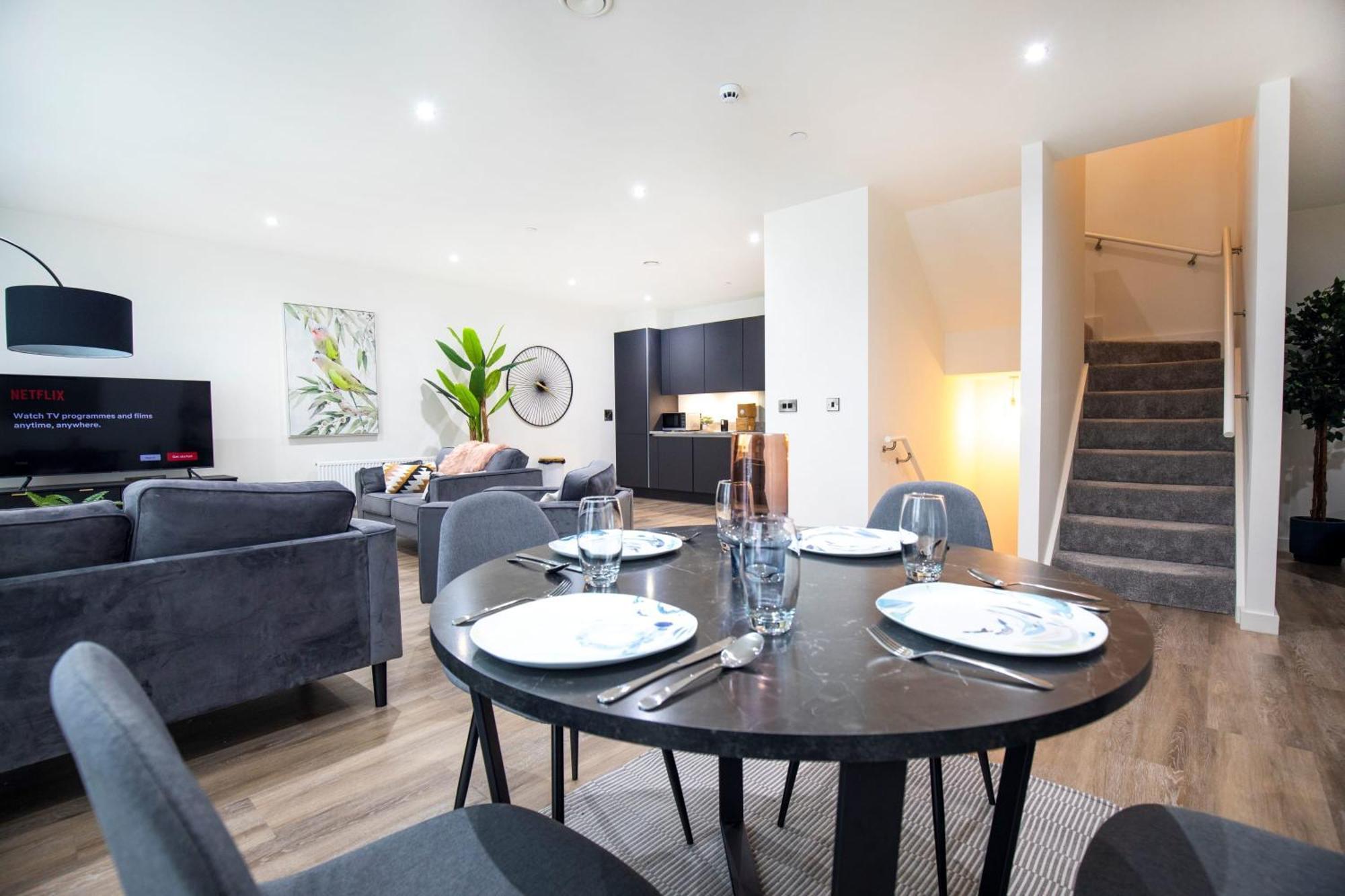 Luxury Free Parking Townhouse Vila Manchester Exterior foto